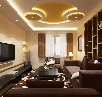 false ceiling design interiors in adambakkam