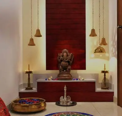 pooja room interiors in sholinganallur